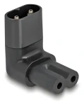 Delock / Napájecí adaptér / IEC 60320 C8 - C7 / úhlový / 250 V / 2,5 A / černý (80470)