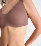 Dámská podprsenka ZERO Microfibre 2.0 Bralette - CACAO - kakaová 1141 - SLOGGI BROWN XS