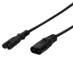 LogiLink C8-C7 černá / Prodlužovací kabel / 2 m / 0,75 mm2 / max. 2,5 A (CP129)