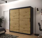 Šatní skříň Abi Jodelka 1 Barva korpusu: Dub artisan, Rozměry: 100 cm, Dveře: Bílá mat