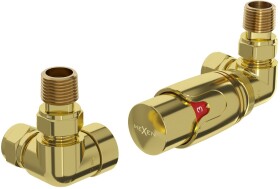 MEXEN/S - G00 termostatická souprava pro radiátor, zlatá W903-900-50