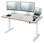 Leitz Ergo bílá / Elektricky nastavitelný pracovní stůl / 140 x 80 cm (67740001)