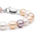 Perlový náramek Jenny - sladkovodní perla, stříbro 925/1000, 18 cm