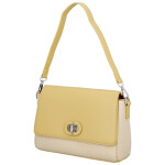 Elegantní dámská koženková kabelka na rameno Ciri, žlutá