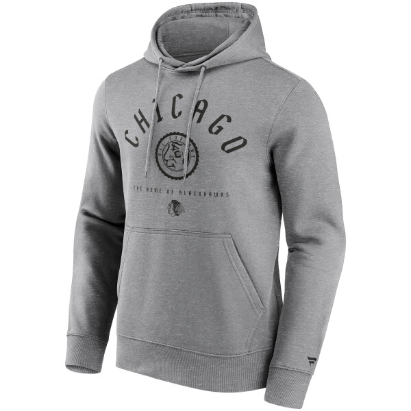 Fanatics Pánská mikina Chicago Blackhawks College Stamp Hoodie Velikost: