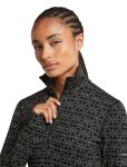 ICEBREAKER Wmns Merino 260 Tech Vertex LS Half Zip AlpGeo, Black/Snow/J (vzorek) velikost: S