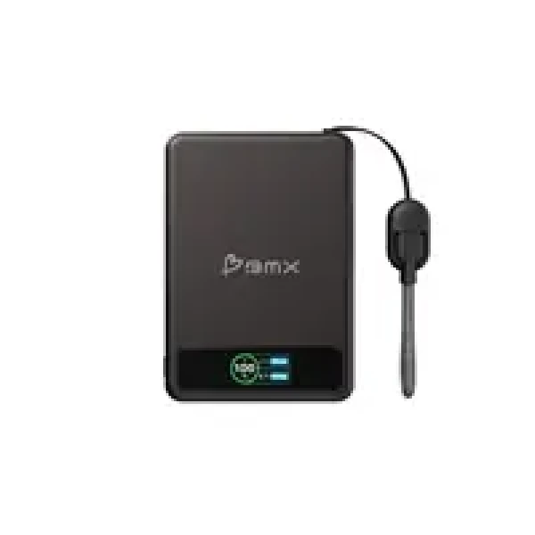 BMX SolidSafe™ 5K Solid-State magnetická powerbanka černá / 5000 mAh / 20W / 1x USB-C (BMX-B939-05-BL)