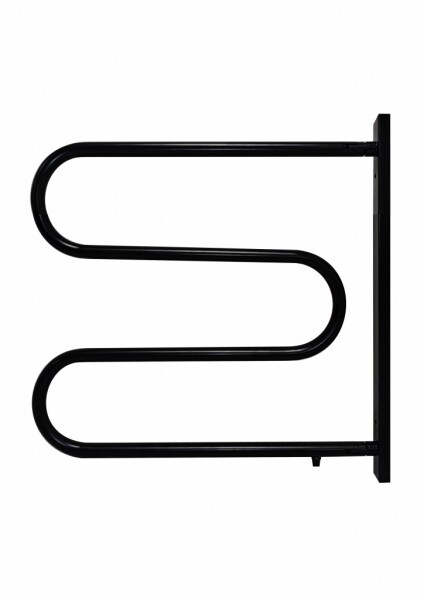 OLSEN SPA - Elektrický sušák otočný - Barva - Černá , Materiál - Komaxit, Rozměr radiátoru - ES 2 - 35 x 565 x 475 mm, Výkon - 40 W OLBES2OCER