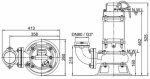 HCP 80AFP21.5A WD 400V bez plováku, kabel 15m