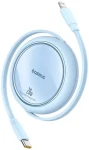 Baseus P10364501311-00 Free2Pull 1m modrá / USB-C (M) - Lightning (M) / 20W (P10364501311-00)