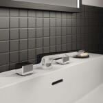 IDEAL STANDARD - Conca Tap Umyvadlová baterie, 3-otvorová instalace, s výpustí, chrom BC759AA
