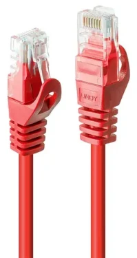 Lindy Cat6 U/UTP 1m červená / Síťový kabel / RJ-45 (48182)