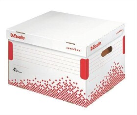 Archivační kontejner s víkem ESSELTE Speedbox, bílá