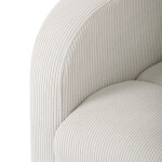 TV a relaxační křeslo, manuální polohování push back, potah manšestrová béžová látka