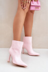 Lakované Boty Na Špičce Růžové Seliri 41