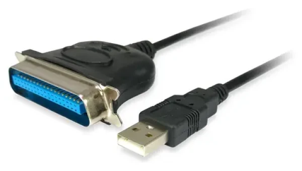 Equip černá / Adaptér / USB-A - Centronics 36 IEEE1284 / 1,5 m (133383)