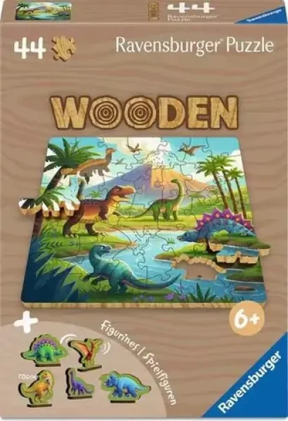Ravensburger Dřevěné puzzle Dinosauři