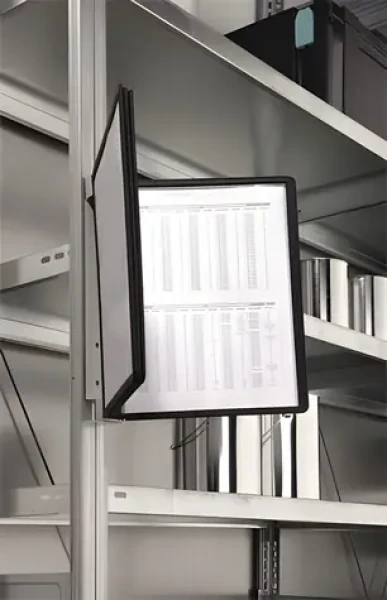 Durable VARIO MAGNET WALL černá / Nástěnný držák prezentačních kapes / A4 / 5 kapes / magnetický (591401)