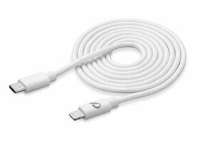CellularLine USB-C datový kabel s konektorem Lightning 200 cm bílá (USBDATAC2LMFI2MW)