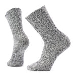 Unisex merino ponožky SMARTWOOL Everyday Cozy Heritage Rib Crew Socks, Charcoal velikost: 46-49 (XL)