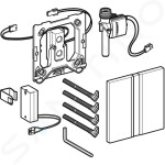 GEBERIT - Splachovací systémy Elektronické ovládání splachování pisoárů typ 50, bateriové napájení, kartáčovaný chrom 116.036.GH.1