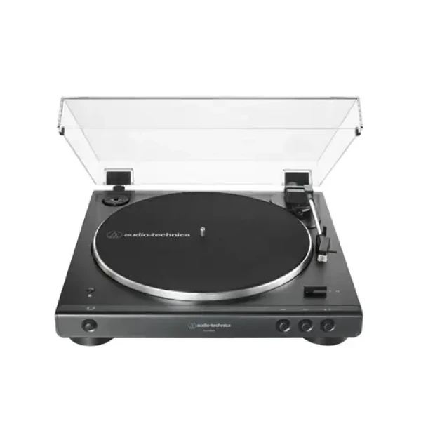 Audio Technica AT-LP60XBTBK černá / Gramofon / Bluetooth / 33.3 45 RPM / RCA / 3.5mm Jack / předzesilovač (AT-LP60XBTbk)