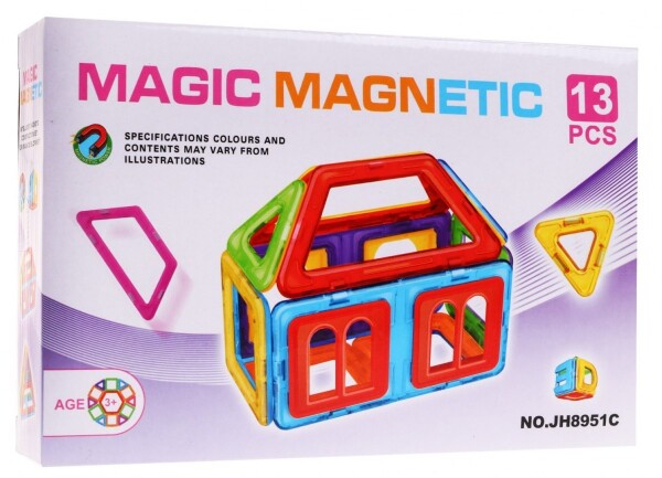 Mamido Magnetická stavebnice 13 dílů