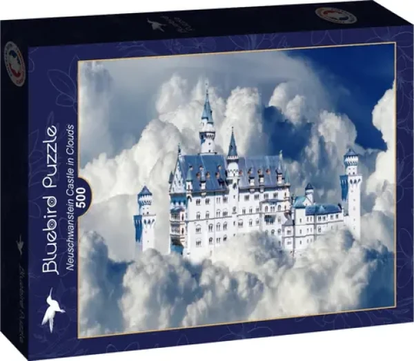 BLUEBIRD Puzzle Zámek Neuschwanstein v oblacích