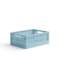 Skládací přepravka midi Made Crate - crystal blue