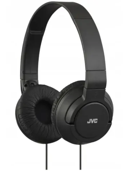 JVC HA-S180BEF černá / skládací sluchátka / jack 3.5 mm / 1.2 m (HAS-180BEF)