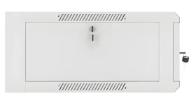 Nástěnný rozvaděč 19" 4U 600 mm šedý / Rozvaděč / 19" / 4U / 600 mm / skleněné dveře (WAFA-5604-10S)
