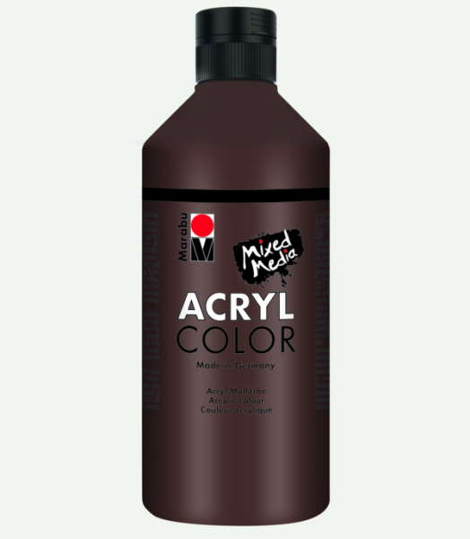 Akrylová barva Marabu Acryl Color 500 ml - hnědá středně 040