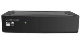 Esperanza EV108 černá / Digitální tuner DVB-T/T2 / H.265 / HDMI (EV108)