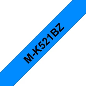 Brother M-K521 / Kazeta s páskou / Nelaminovaná / Modrá/Černá / 9 mm / 8 m (MK521BZ)