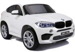 Mamido Elektrické autíčko BMW X6 M dvoumístné XXL bílé