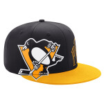 Starter Pánská kšiltovka Pittsburgh Penguins NHL Big Fan Flat Brim