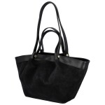 Trendy dámská kožená kabelka na rameno Ruth, černá