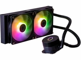 Cooler Master MasterLiquid ML240L CORE ARGB černá / 2x120mm / 27 dBA @ 1750 RPM / 4 pin + 3 pin (MLW-D24M-A18PZ-R1)