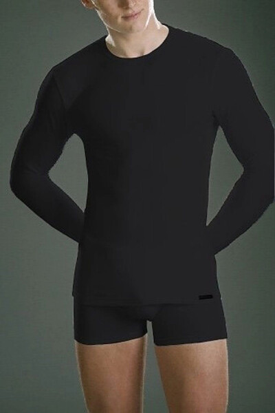 Pánské tričko 214 Authentic black - CORNETTE černá 3XL