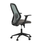Kancelářská židle, houpací mechanismus, zelená síťovina, KA-V3149 GRN