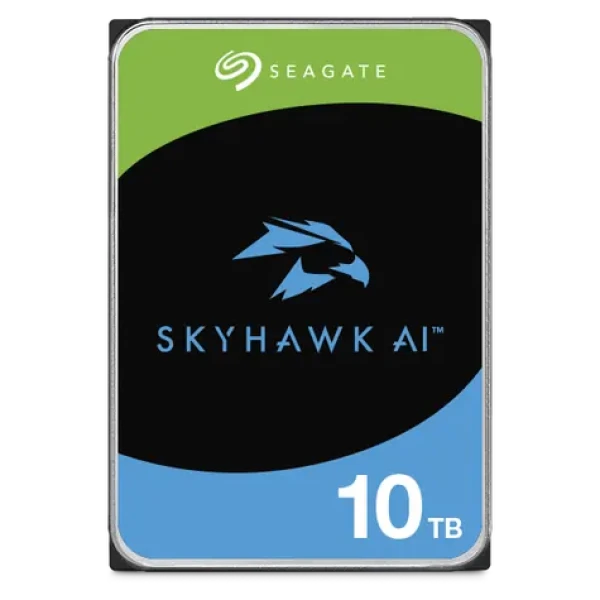 Seagate Skyhawk AI 10TB / Interní / 3.5" / SATA III / 256 MB cache / 7200rpm (ST10000VE001)