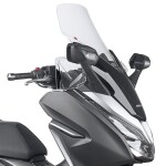 Df1166 boční plexi čiré na ochranu rukou Honda Forza 125-300 (19-20)/350 (21-25), včetně mont. sady