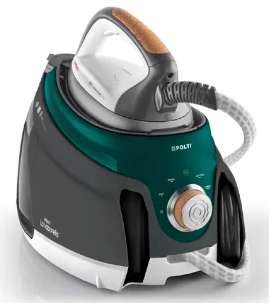 Polti La Vaporella XT120C / Parní žehlička s generátorem / Pára 8,5 bar / 6 programů / 360° Fluid Curve Technology