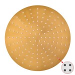 RAV Slezák - Hlavová sprcha kulatá kovová ø 30 cm s 4-otvorovými tryskami, Zlatá - kartáčovaná KS0001/4ZK KS0001/4ZK