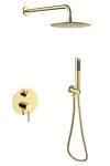 BESCO - Podomítkový sprchový set SLIM DECCO/ILLUSION II/VEO Zlatá BABPDIIIZL