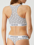 Sportovní bralette podprsenka - O1GC04JR06B - FF91 - Černo/bílá - Guess M