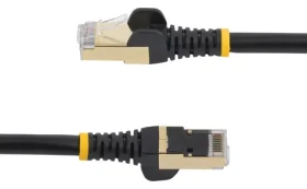 StarTech CAT6A 7m černá / Síťový kabel / stíněný / RJ-45 / PoE (6ASPAT7MBK)