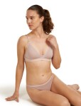 Dámské merino kalhotky ICEBREAKER Wmns Siren Thong, Pink Quartz velikost: S