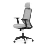 Kancelářská židle, synchronní mechanismus, šedá síťovina, KA-V3329 GREY