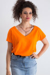 Emory fluo oranžové tričko